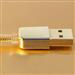 کابل انتقال داده Micro USB ریمکس مدل Golden Noodle Style طول 1 متر